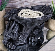 Cinzeiro de Dragão Medieval com Nó Celta - Estátua de Fantasia em Poliresina 21 cm - imagem 3