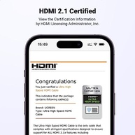 Cabo HDMI 2.1 UGREEN 8K 6.6FT: Ultra HD 4K 240Hz, 48Gbps para PS5, Xbox Series X, Nintendo Switch - imagem 3