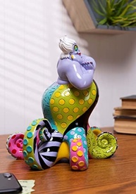 Estatueta Disney por Romero Britto - Ursula da Pequena Sereia, 21 cm, Multicolorido | Coleção Exclusiva Pop Art - imagem 3