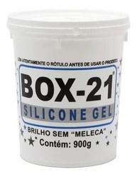 Silicone em Gel Box 21: Brilho Intenso e Proteção Duradoura para seu Carro - Pote 1kg - imagem 1