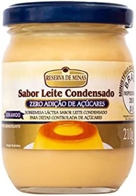 SOBREMESA LACTEA SABOR LEITE CONDENSADO ZERO AÇUCAR RESERVA DE MINAS 210g - imagem 4