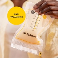 Sacos para Armazenar Leite Materno Easy Pour Medela - 25 Unidades, 210ml, Livres de BPA - imagem 5