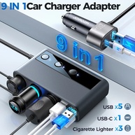 Carregador Veicular 210W Joyroom: 9 Portas e Carregamento Rápido! - imagem 2