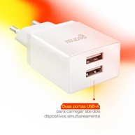 Carregador de Parede Geonav Universal 2.1A: Duas Portas USB, Bivolt e Segurança Anatel - imagem 3
