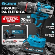 Furadeira Parafusadeira Brushless 21V com Impacto: Potência e Mobilidade Total! - imagem 3