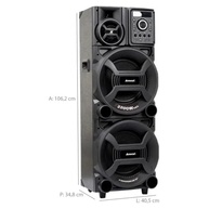 Caixa de Som Amplificada Amvox ACA 2201 Pesadão II: 2200W RMS de Pura Potência com Bluetooth e Equalizador - imagem 4