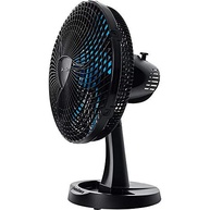 Ventilador Cadence New Windy 220V | 6 Pás Potentes, Design Compacto com Porta-Trecos | Preto e Azul - imagem 4