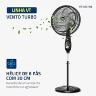 Ventilador Coluna Mondial 30cm 6 Pás 220V - Potência e Silêncio com Design Moderno - imagem 4