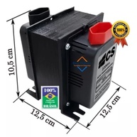 Transformador 2000va Bivolt (110v Para 220v Ou 220v Para 110v) CS Eletrônica 1000W - imagem 3