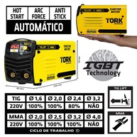 Solda Super Tork 150A: TIG Lift & MMA 220V - imagem 2