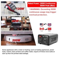 Conversor de Tensão Yinleader 500W: 110V para 220V e 220V para 110V - Energia Confiável em Qualquer Lugar! - imagem 4