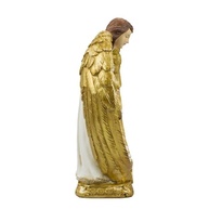 Presépio Sagrada Família com Anjo da Guarda em Resina - 22,5cm | Decoração Religiosa Elegante - imagem 4