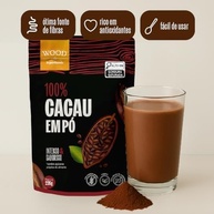 Kit 2 Cacau Em Pó Alcalino Natural 100% Cacau 226g - Wood Superfoods - imagem 2