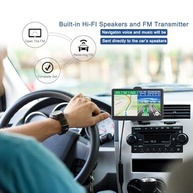 GPS NAVRUF 22cm: Navegação Inteligente com Mapas 2025 e Voz Passo a Passo para Carro, Caminhão e Trailer - imagem 3
