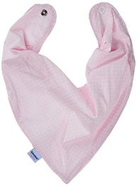 Biramar Baby Babador Bandana 22x18cm em Algodão Rosa - Proteção Charmosa para Bebês - imagem 3