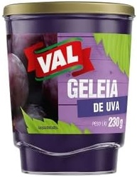 VAL Geleia De Uva Vidro 230G - imagem 1