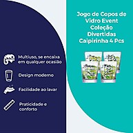 Copos Caipirinha Divertidos Ruvolo: 4 Peças 230ml - imagem 2