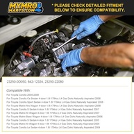 Kit 4 Injetores Combustível Toyota Corolla 1.8L Yaris 1.5L Pontiac Vibe 1.8L - Peça 23250-0D050 - imagem 4