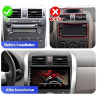 Central Multimídia Android 13 2+32GB para Toyota Corolla 2009-2013 - Tela 9" IPS, Carplay/Android Auto Sem Fio, GPS e Bluetooth - imagem 3