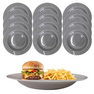 Kit 12 Pratos Fundos em Melamina 23cm - Refeições Elegantes e Resistentes - imagem 3