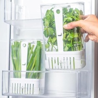 Organizador de Temperos 2,3L Branco Clear Fresh - Mantenha sua Cozinha Organizada e Elegante - imagem 3