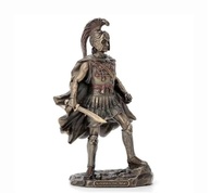 Estátua Decorativa de Alexandre, o Grande em Bronze Antigo - 24 cm | Peça Histórica para Decoração e Coleção - imagem 2