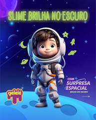 Slime Gelelé Brilha No Escuro: Diversão Espacial com 24 Unidades Surpresa! - imagem 5