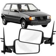 Par Retrovisor Fixo Uno Mille 1985-1991 (2/4 Portas) - Visibilidade e Estilo Clássico - imagem 1