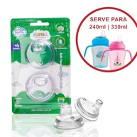 Bico Refil Copo Treinamento Mundo Macio Cefisa – 2 Unidades para Copos 240ml e 330ml - imagem 4