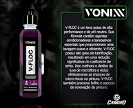 Shampoo Automotivo V-Floc Vonixx 240ml: Limpeza Profunda e Brilho Impecável - imagem 3