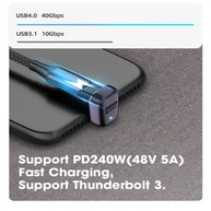 Adaptador USB-C 240W: Carregue Rápido e Transfira Dados! - imagem 2