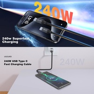 Cabo USB-C 240W UGOURD: Carregamento Super Rápido! - imagem 2