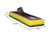 KIT 2 Rodo Abrasivo Profissional Tamanho Extra 24,5cm - Limpeza Pesada em Pisos Cerâmicos, Azulejos e Porcelanato - imagem 4