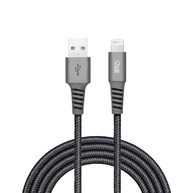 Cabo Iphone/Cabo Lightning I2GO Certificado MFi 2m 2,4A Nylon Trançado Chumbo - I2GO PRO - imagem 2