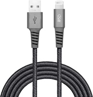 Cabo Iphone/Cabo Lightning I2GO Certificado MFi 2m 2,4A Nylon Trançado Chumbo - I2GO PRO - imagem 1