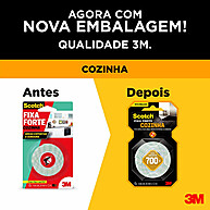 Fita Dupla Face 3M Scotch Fixa Forte – 1,5m x 24mm - imagem 2