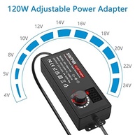 Adaptador Universal SHNITPWR 120W: Potência Ajustável para Todos os Seus Dispositivos (4V-24V) - imagem 3