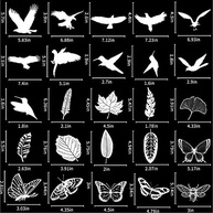 Adesivos para Janela Anticolisão com Formas de Pássaros e Folhas - 25 Unidades em Vinil Refletivo UV - imagem 5