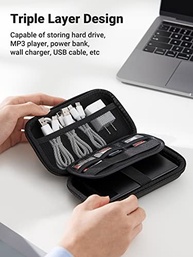 Capa de disco rígido externo UGREEN 2,5 polegadas, para elemento Western Digital WD My Passport, Seagate Expansion Backup, Toshiba 500G 1TB 2TB 3TB 4TB e a maioria dos 13000 10000 mAh - imagem 3