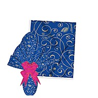 25 Sacos Express P/Ovo de Páscoa Artesanal Azul - 30x30cm - imagem 1