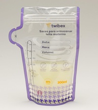 Sacos para Armazenar Leite Materno Twibex 25 Unidades - Segurança e Praticidade para Mamães - imagem 1