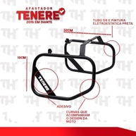 Afastador de Alforge Traseiro Yamaha Teneré 250 (2016+) - Segurança e Estilo - imagem 3