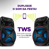 Caixa Amplificada Mondial Connect Partyplus CM-250: Som Potente e Festa Garantida! - imagem 5