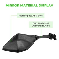 Espelhos Retrovisores KEMIMOTO para Kawasaki Ninja 300, 400, 250, 500 e ZX6R - Visão Clara e Ajuste Perfeito - imagem 5