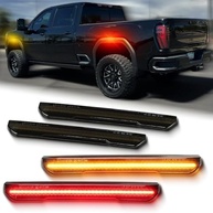 Kit Luzes LED Fumê P/ Para-choque GMC Sierra 2500HD/3500HD (2020-2024) - Upgrade Completo - imagem 2