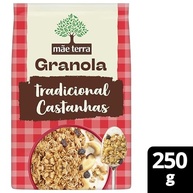 Mãe Terra Granola Tradicional Castanhas Brasileiras 250G - imagem 3