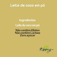 Leite de coco em pó vegano - 250g - imagem 3