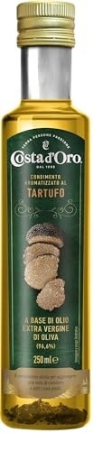 Óleo Composto Costa d`Oro Azeite de Oliva Extra Virgem Sabor Trufa Negra 250ml - imagem 2