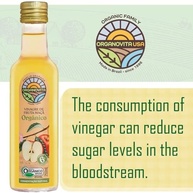 Vinagre de Maçã Orgânico Organovita 250ml - 6% de Acidez, Com a Mãe do Vinagre, 100% Natural, Sem Conservantes ou Água, Feito com Maçãs Gala e Fuji - imagem 2