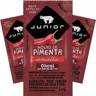 Molho Junior Sachê Pimenta Caixa 252un Levemente Picante - imagem 3